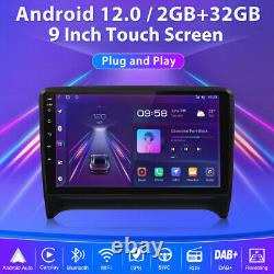 For Audi TT MK2 2004-2018 Carplay Car Stereo Radio Player GPS SAT NAV Head Unit