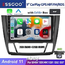 For BMW 1 Series E88 E82 E81 E87 9 Android Carplay Car Stereo GPS Player DAB+