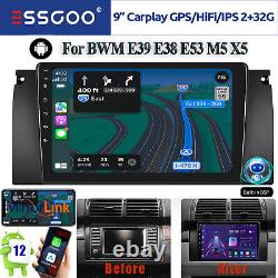 For BMW E39 E53 M5 X5 Android 12 Car Radio Player GPS SAT NAV Stereo Carplay 32G