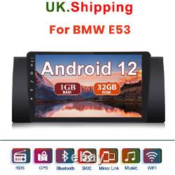 For BMW E39 E53 M5 X5 Android 12 Car Radio Player GPS SAT NAV Stereo Head Unit