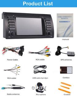 For BMW E39 X5 E53 GPS Sat Navi Android 12 WIFI Carplay Car Stereo Radio Player
