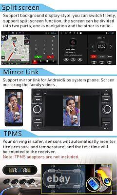 For Ford Focus/Mondeo/S-Max Radio Car Stereo FM Player DAB+ GPS Sat Nav SWC BT