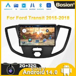 For Ford Transit 2015-2018 Car Stereo Radio Android 14 GPS DSP CarPlay AM 2+32GB