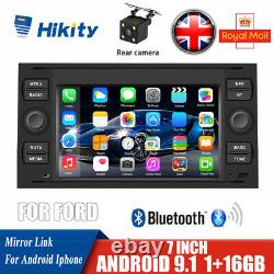 For Ford Transit Fiesta Focus Car Radio Stereo 7 Android 9.1 GPS Navi with Camera