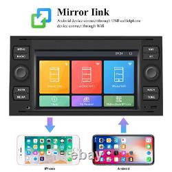 For Ford Transit Fiesta Focus Car Radio Stereo 7 Android 9.1 GPS Navi with Camera