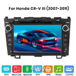 For Honda CRV 2007-2011 GPS Sat Nav 8 Car Stereo Radio Navigation DVD CD Player