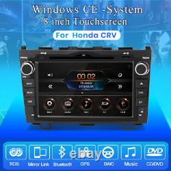 For Honda CRV 2007-2011 GPS Sat Nav 8 Car Stereo Radio Navigation DVD CD Player