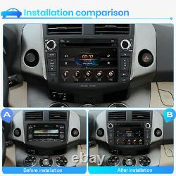 For Toyota RAV4 2006-2012 Double Din Car Stereo Radio GPS SAT NAV DVD Player DAB