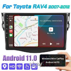 For Toyota RAV4 2007-2011 9 Android 11 Car 2DIN Sat Nav GPS Stereo Radio Player