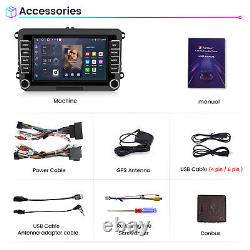 For VW GOLF MK5 MK6 7 2+64G Carplay Android 13 Car Stereo Radio Player GPS NAVI