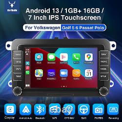 For VW GOLF MK5 MK6 7 Apple Carplay Car Stereo Radio Android 13 GPS Player 16GB