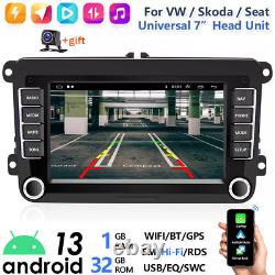 For VW GOLF MK5 MK6 7 Apple Carplay Car Stereo Radio Android 13 Player WIFI GPS