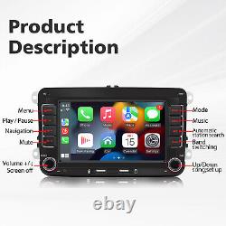 For VW GOLF MK5 MK6 7 Apple Carplay Car Stereo Radio Android 13 Player WIFI GPS