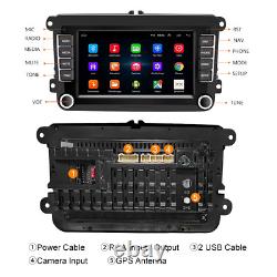 For VW GOLF MK5 MK6 7 DAB+ Carplay Android 11 Car Stereo Radio GPS MP5 Player