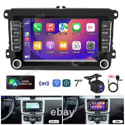 For VW GOLF MK5 MK6 7 Fit Apple Carplay Car Stereo Radio Android 12 GPS Player