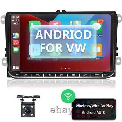 For VW GOLF MK5 MK6 9 Apple Carplay Car Stereo Radio Android 10.0 Player GPS UK