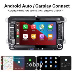 For VW GOLF Polo MK5 MK6 7 Car Radio Carplay Stereo Android 11 Player GPS Wifi