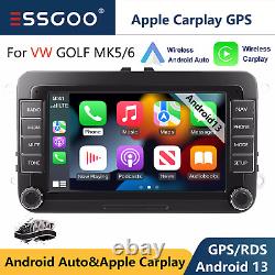 For VW GOLF Polo MK6 7 Apple Carplay Car Stereo Radio Android13 Player GPS 32G