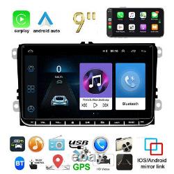 For VW Golf Mk5 Mk6 POLO Apple Carplay Car Stereo Radio GPS Andriod 10 Player UK