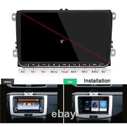 For VW Golf Mk5 Mk6 POLO Apple Carplay Car Stereo Radio GPS Andriod 10 Player UK