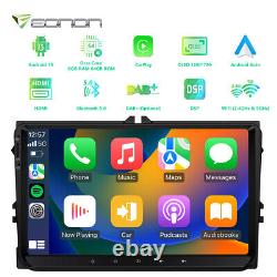 For VW MK5 Golf Stereo Radio 9 Wireless Apple CarPlay Android 13 Player GPS 64G