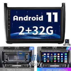 For VW POLO 2011-2016 2+32GB 9 Android 11 Car Radio Stereo GPS NAVI WIFI Player