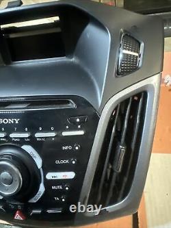 Ford Focus Mk3 Sony Radio Dab Stereo CD Player & Display Bm5t-18c815-xf (b10)