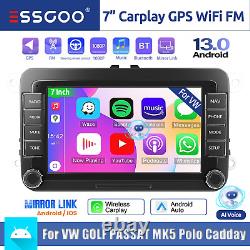 GPS+ Apple Carplay For VW GOLF MK5 MK6 7 Android 13 Car Stereo Radio MP5 Player
