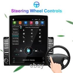 GPS Navigation 2DIN Android9.1 9.7in Car Stereo Radio Player WIFI Free Camaera