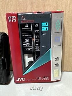 JVC CX-F7 Full Logic Stereo Radio Cassette Player Withcase For Repair