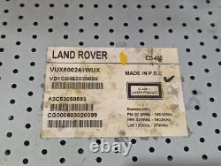 Land Rover Discovery 3 L319 Stereo Radio CD Player Head Unit Vux500241wux