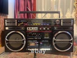 Lasonic TRC-975 Boombox Stereo Radio Cassette Player Recorder Tested Used