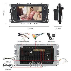 MOPECT 2 DIN 7 Android Car Stereo Radio MP5 Player GPS RDS for Ford Focus Kuga
