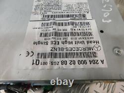 Mercedes C Class C220 08-11 Stereo Radio Sat Nav CD Player Head Unit A2049000208