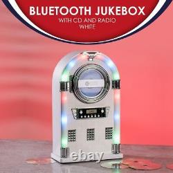 New Bluetooth Jukebox Tabletop CD Player Fm Radio Hifi Stereo Machine W Remote