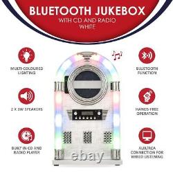 New Bluetooth Jukebox Tabletop CD Player Fm Radio Hifi Stereo Machine W Remote