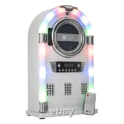 New Bluetooth Jukebox Tabletop CD Player Fm Radio Hifi Stereo Machine W Remote