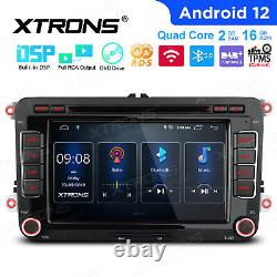 OBD+7 Android 12 Car GPS Stereo Radio CD DVD Player Head Unit For VW SEAT Skoda