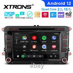 OBD+7 Android 12 Car GPS Stereo Radio CD DVD Player Head Unit For VW SEAT Skoda