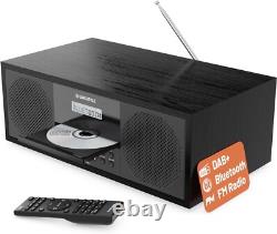 Oakcastle Bluetooth DAB+ Radio & CD Player 60W Stereo Hifi Remote, FM, Du