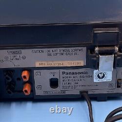 Panasonic SG-V04 Stereo Music System Turntable Cassette Radio Player WORKING