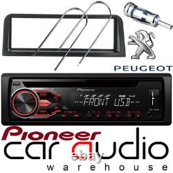 Peugeot 106 Pioneer CD MP3 USB AUX Amber Car Stereo Radio Player & Fitting Kit