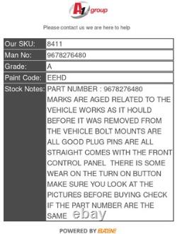 Peugeot 508 2010-14 Stereo Radio CD Player 9678276480 9678276480
