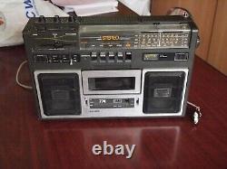 Philips 774 Stereo Cassette Player Radio Boombox Vintage