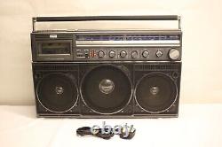 Philips D8444 Power Player 4 Band Stereo Radio Cassette Boombox Rare For Parts