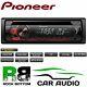 Pioneer Deh-s110ub 4 X 50 Watts Car Stereo Radio Cd Mp3 Radio Usb Aux Player Red