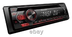 Pioneer DEH-S120UB USB MP3 AUX 1 Pre Out Car CD Stereo Radio Player Red Display