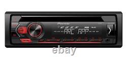 Pioneer DEH-S120UB USB MP3 AUX 1 Pre Out Car CD Stereo Radio Player Red Display