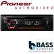 Pioneer Deh Single Din Usb Cd Mp3 Aux In Rca Car Stereo Radio Player Red Display