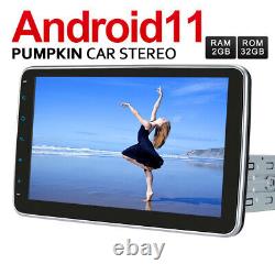 Pumpkin 10.1 Android 11.0 1 DIN Car Stereo Radio DAB GPS Sat Nav Bluetooth WiFi